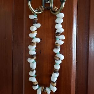 Vintage MJ 925 Sterling Silver Shell Necklace